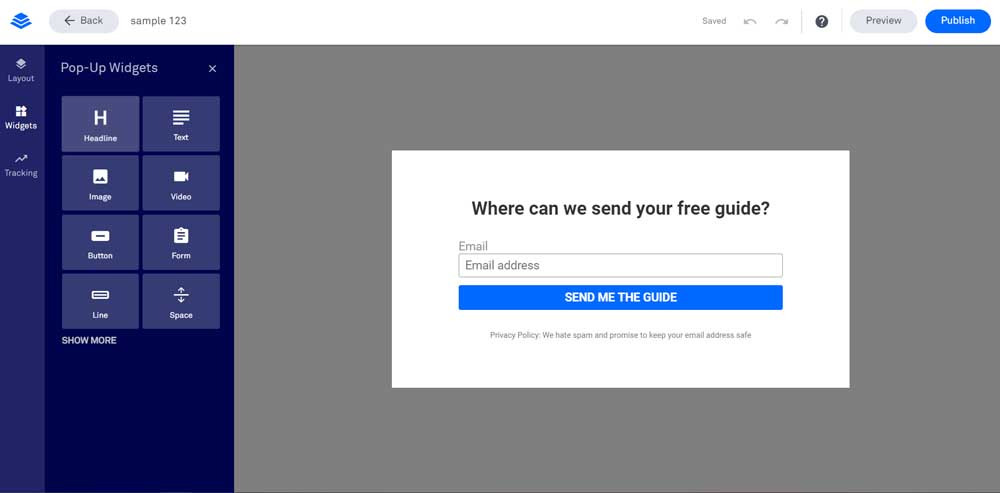 LeadPages Pop Up Forms